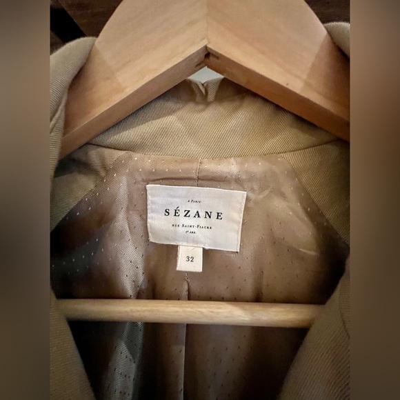 Sezane Scott Trench Coat - Picture 2 of 16